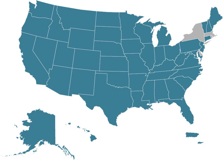 state licensing map